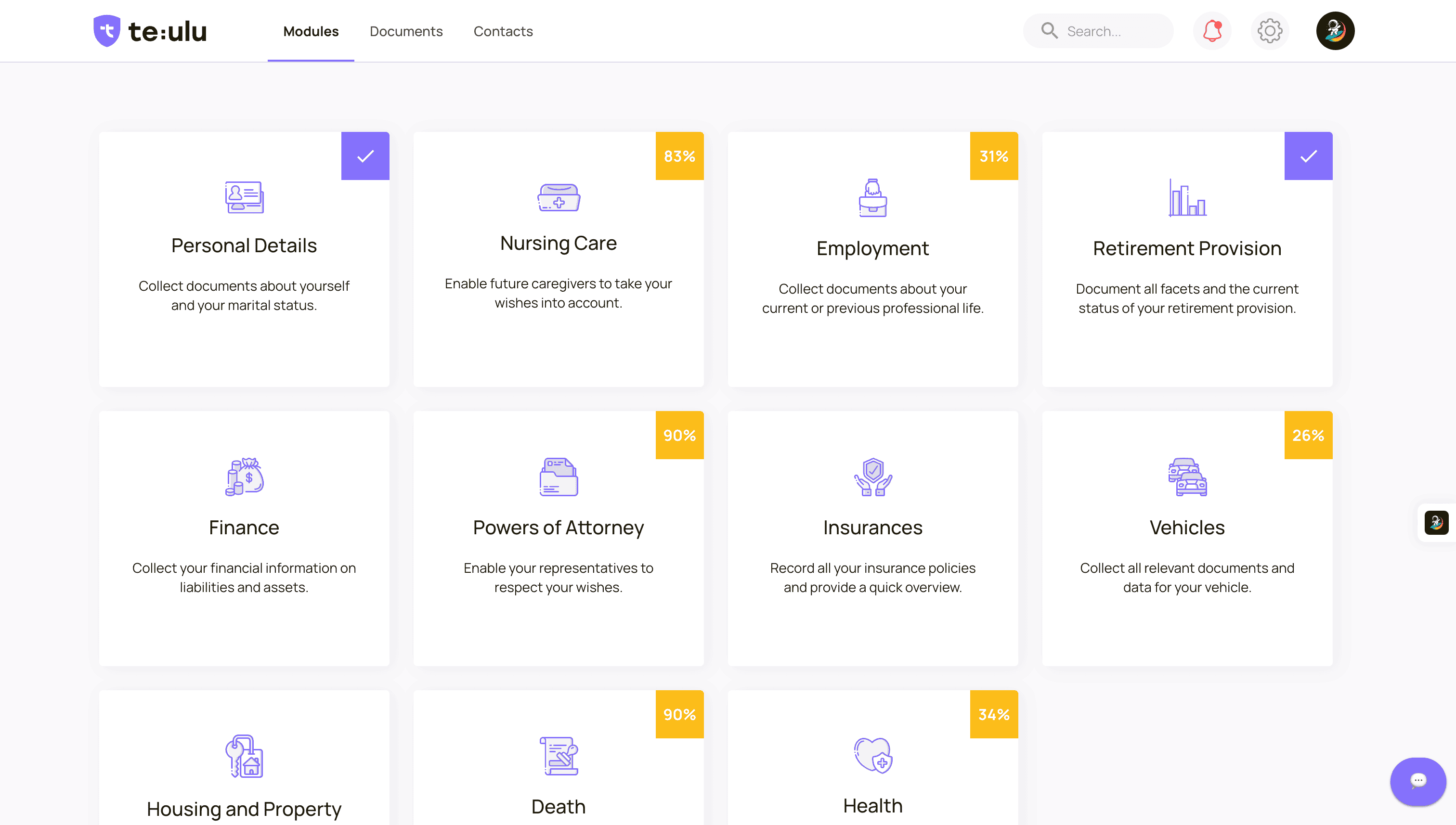 Teulu Document Management - Project Screenshot